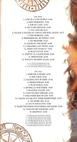 Moody Blues – Time Traveller 5CD Boxset