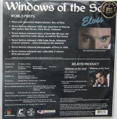Elvis Presley - Windows Of The Soul Shaped Picture Disc  12" Single (Used)