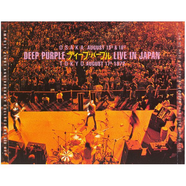 Deep Purple – Live In Japan 1972 3CD