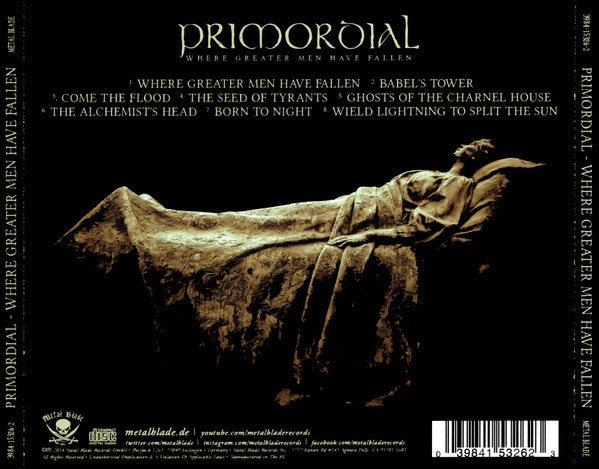 Primordial – Where Greater Men Have Fallen CD