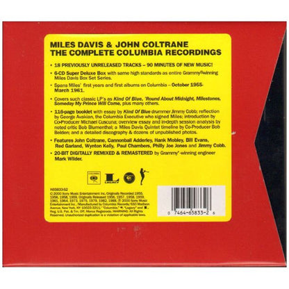Miles Davis & John Coltrane - The Complete Columbia Recordings 1655-1961 6CD Box Set (Used)