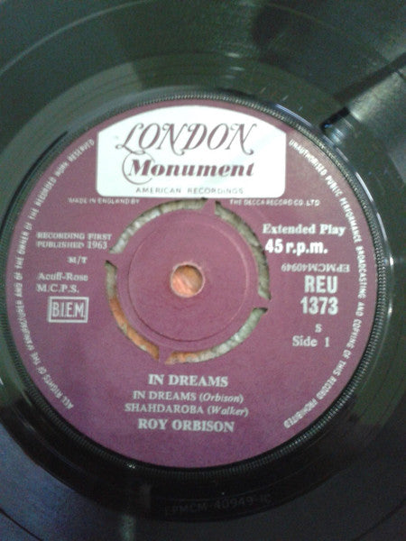 Roy Orbison - In Dreams 7" Vinyl EP (Used)