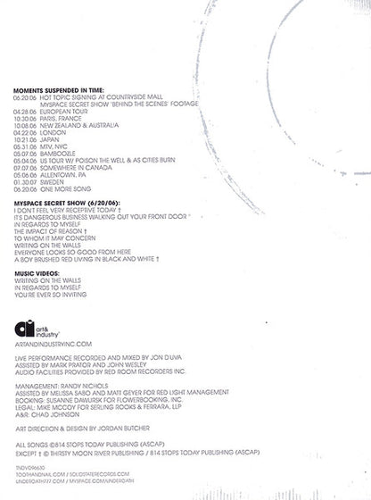 Underoath – 777 DVD
