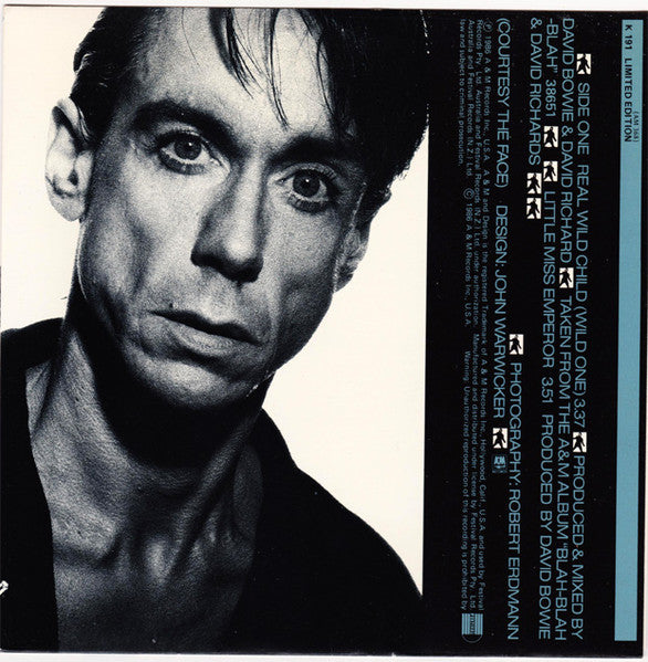 Iggy Pop - Real Wild Child (Wild One) 7" Vinyl Single (Used)