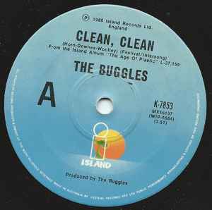 Buggles - Clean, Clean 7" Vinyl Single (Used)