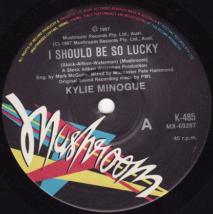 Kylie Minogue - I Should Be So Lucky 7" Vinyl Single (Used)