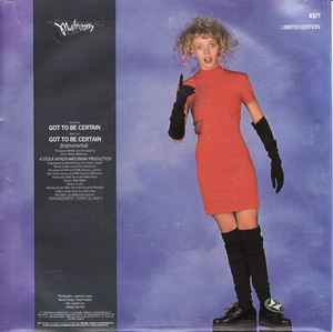 Kylie Minogue - Got To Be Certain 7" Vinyl Single (Used)