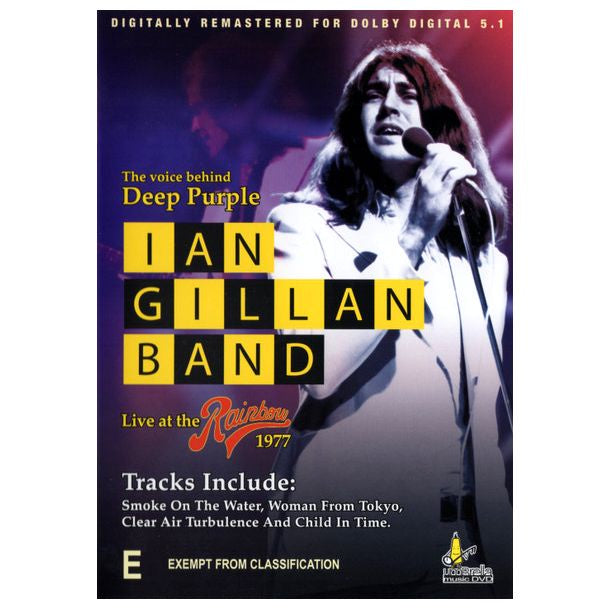 Ian Gillan Band - Live At The Rainbow 1977 DVD (Used)