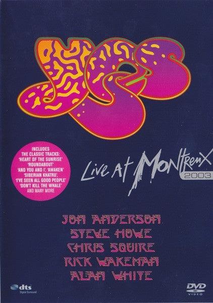 Yes – Live At Montreux 2003 DVD (Used)