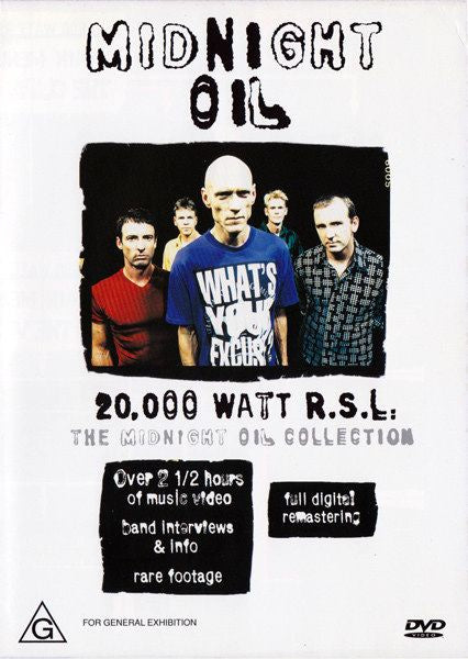 Midnight Oil – 20,000 Watt R.S.L. The Midnight Oil Collection DVD