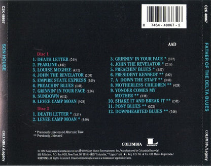 Son House – Father Of The Delta Blues: The Complete 1965 Sessions Fatcase 2CD
