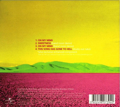 Powderfinger - On My Mind 4 Track CD Single