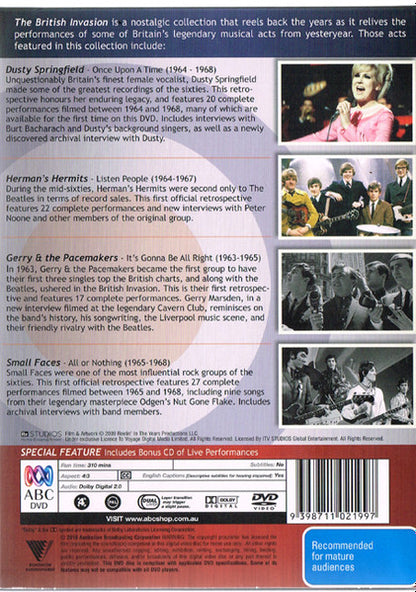 Various - British Invasion 4DVD