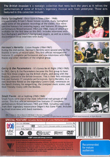 Various - British Invasion 4DVD