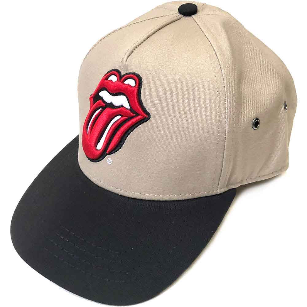 Rolling Stones - Tongue Logo on Sand Baseball Cap