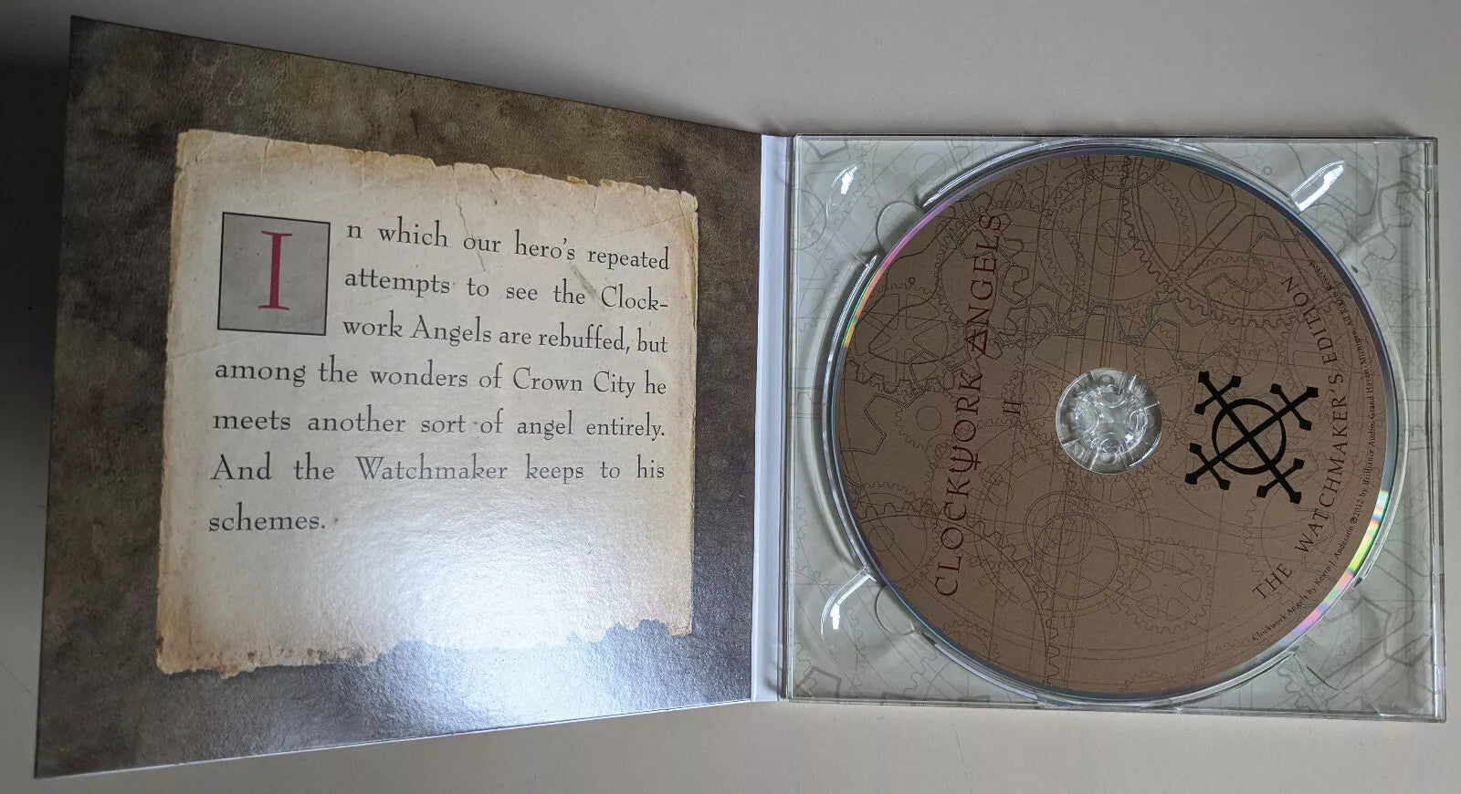 Rush - Clockwork Angels Watchmakers Edition 7CD Audio Book Read by Neil Peart (Used)