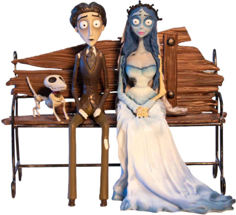 Corpse Bride - Victor and Emily on Bench 1:10 Scale Figure Set