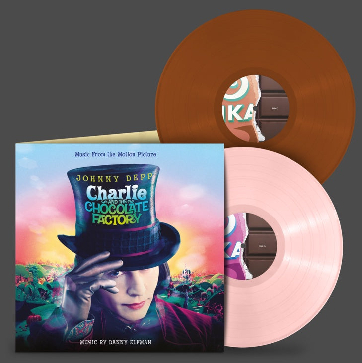 Soundtrack - Charlie & The Chocolate Factory Brown/Pink Coloured Vinyl 2LP