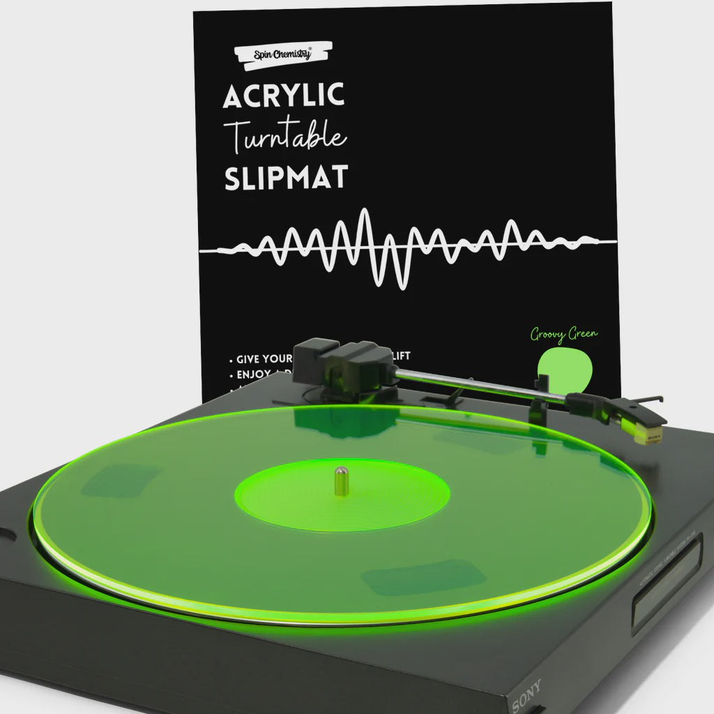 Spin Chemistry - Acrylic Turntable Slipmat (Groovy Green)