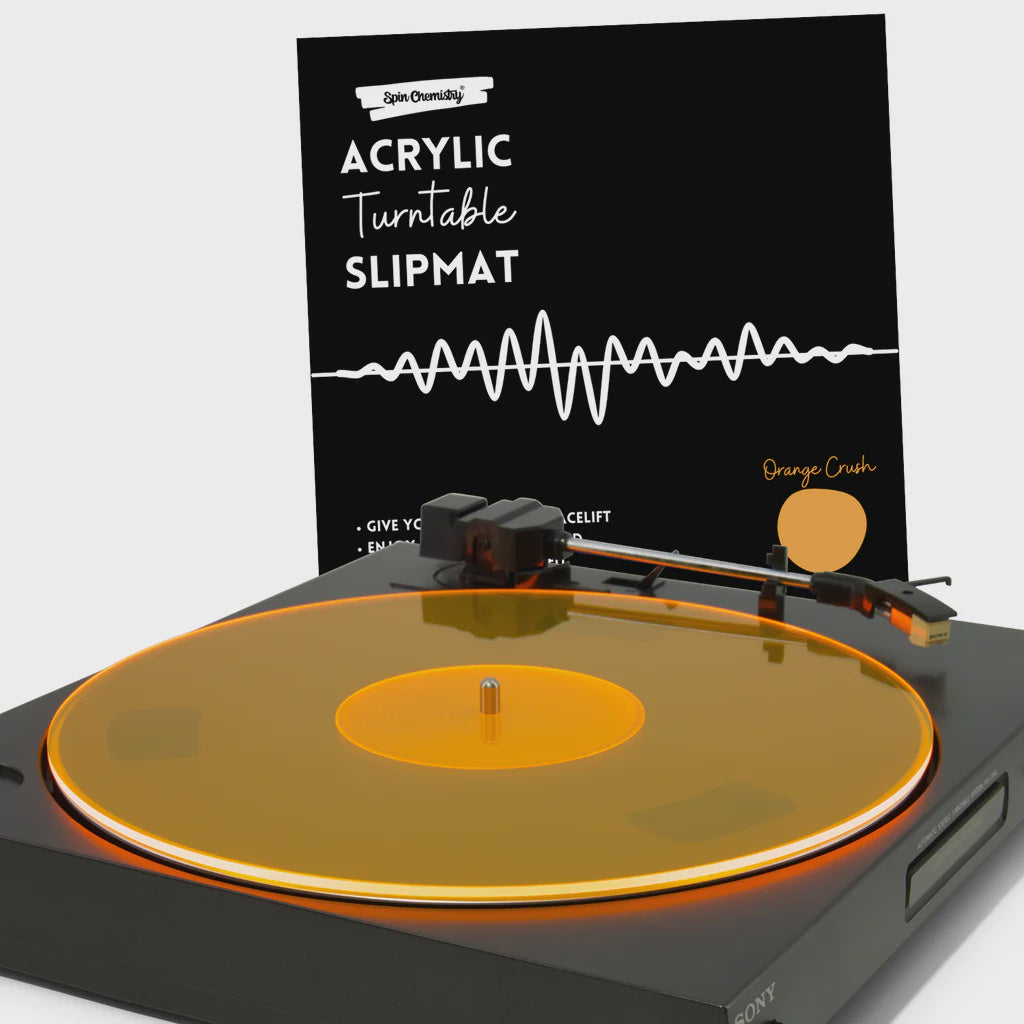 Spin Chemistry - Acrylic Turntable Slipmat (Orange Crush)