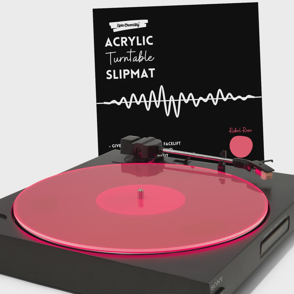 Spin Chemistry - Acrylic Turntable Slipmat (Rebel Rose Pink)
