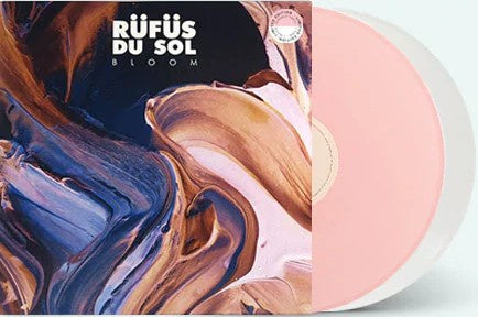 Rufus Du Sol - Bloom Pink & White Coloured Vinyl 2LP