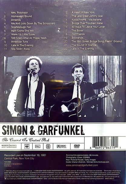 Simon & Garfunkel – The Concert In Central Park DVD