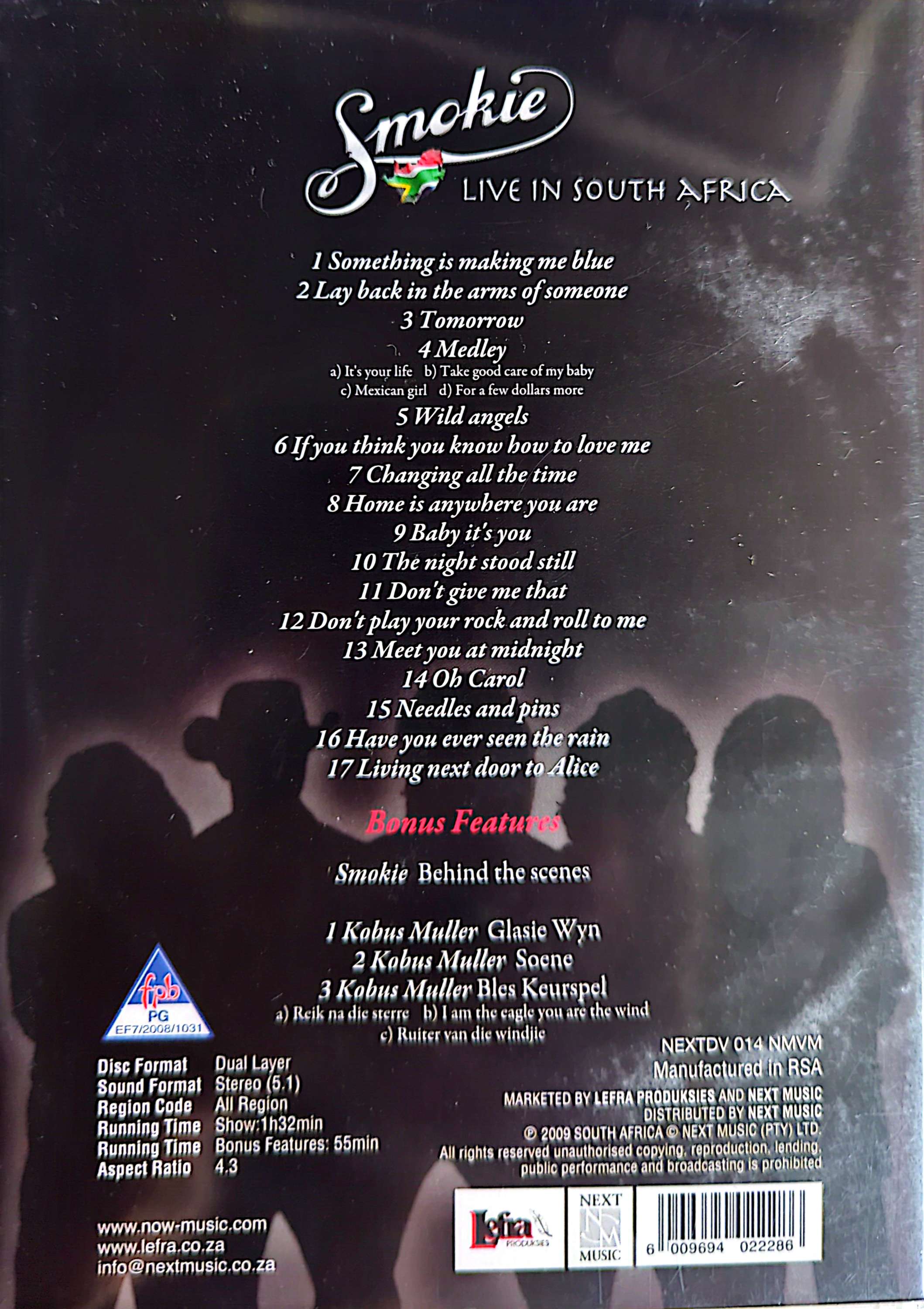 Smokie – Live In South Africa DVD