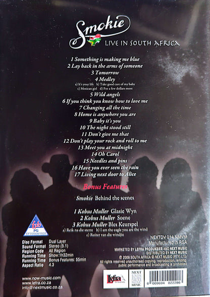 Smokie – Live In South Africa DVD