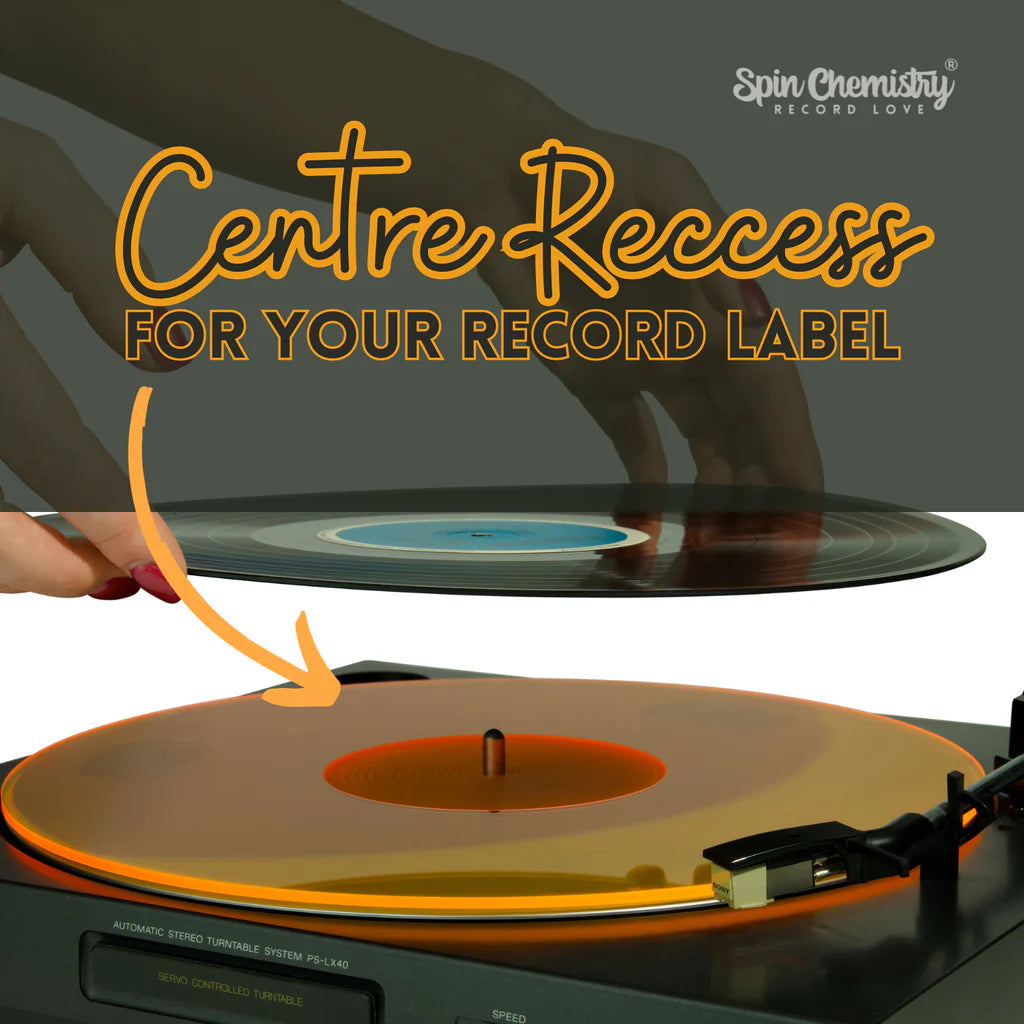 Spin Chemistry - Acrylic Turntable Slipmat (Orange Crush)