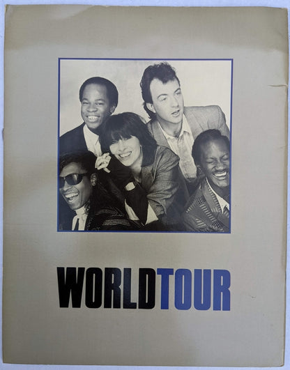 Pretenders - 1987 World Original Concert Tour Program