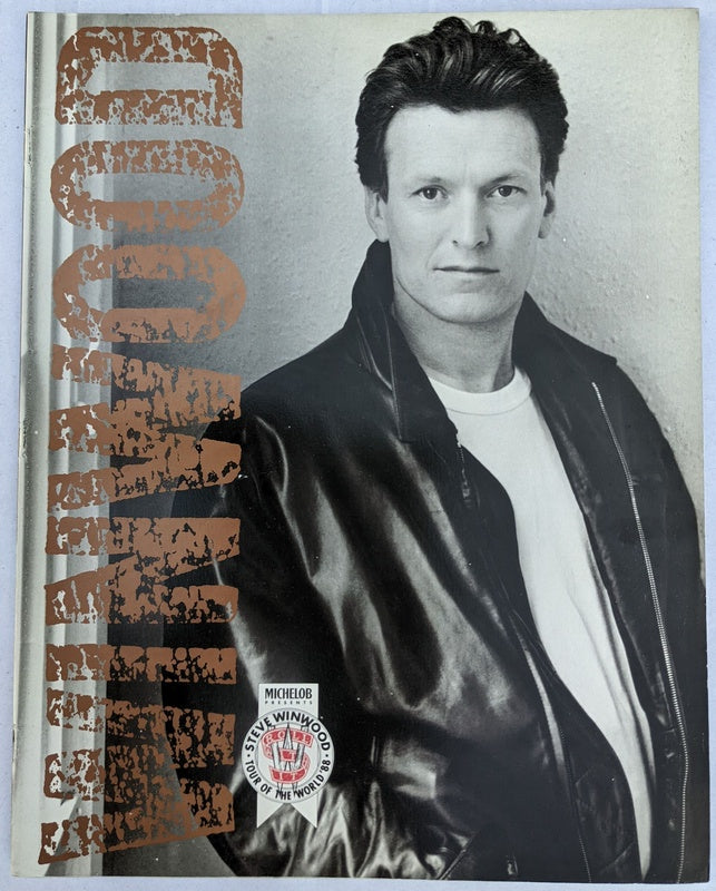Steve Winwood - Tour Of The World 1988 Original Concert Tour Program