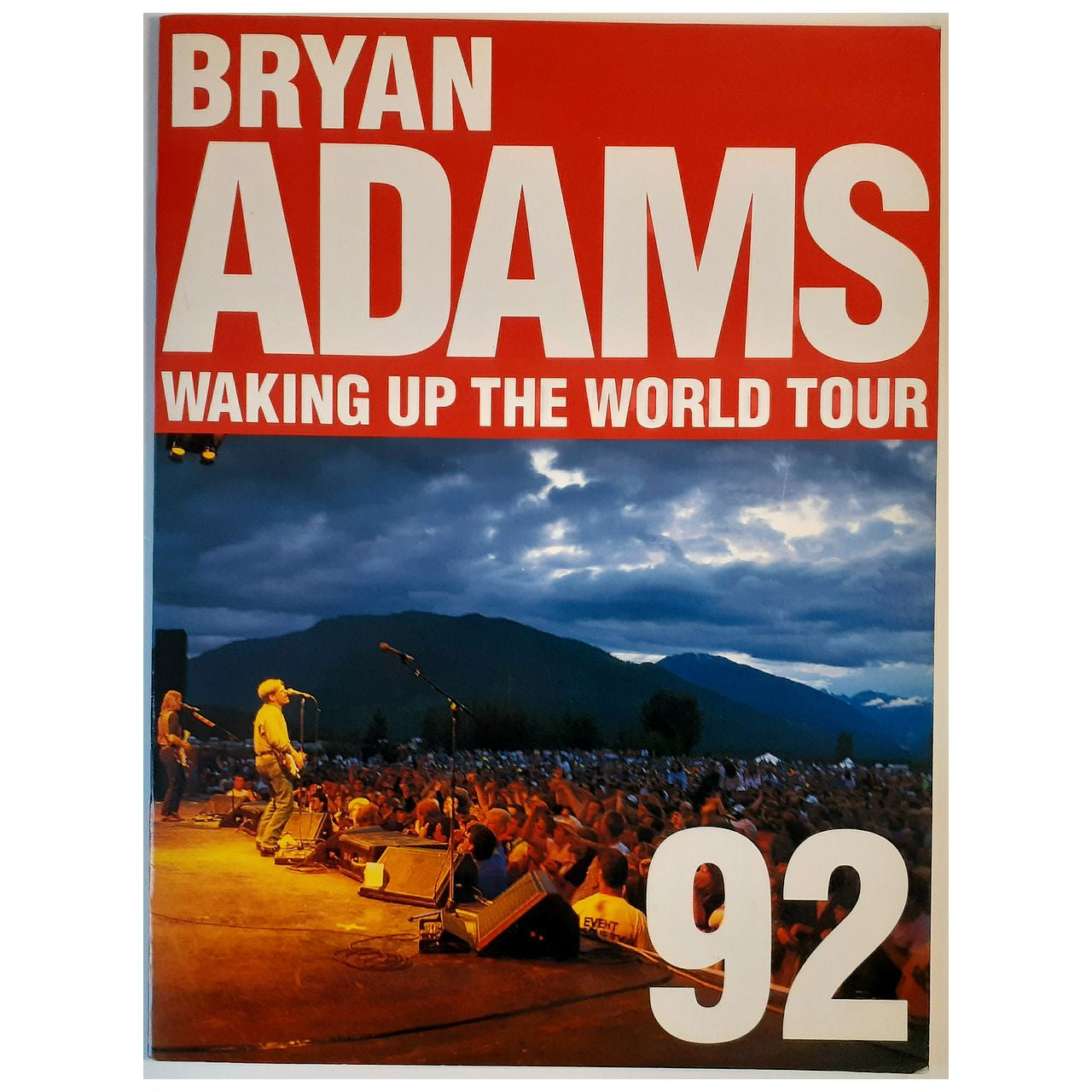 Bryan Adams - Waking Up The World Australian Original 1992 Concert Tour Program