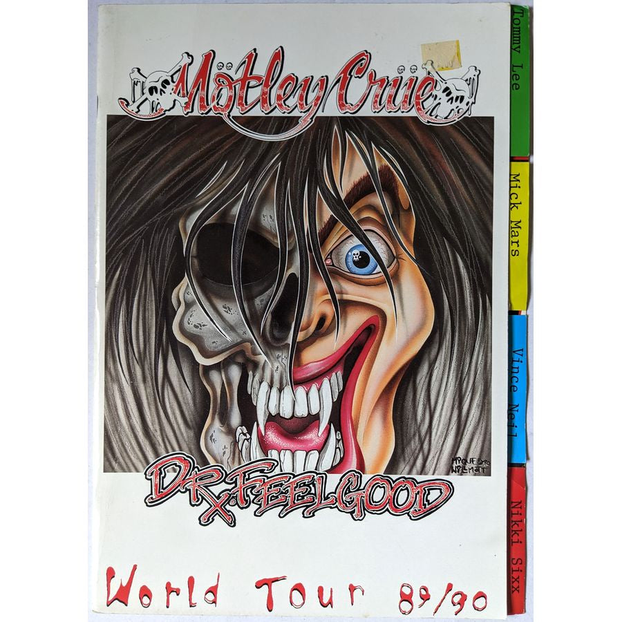 Motley Crue -  Dr Feelgood 1989/90 Original Concert Tour Program