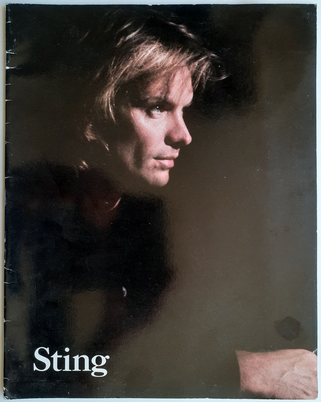 Sting - Nothing Like The Sun 1987/88 Original Concert World Tour Program
