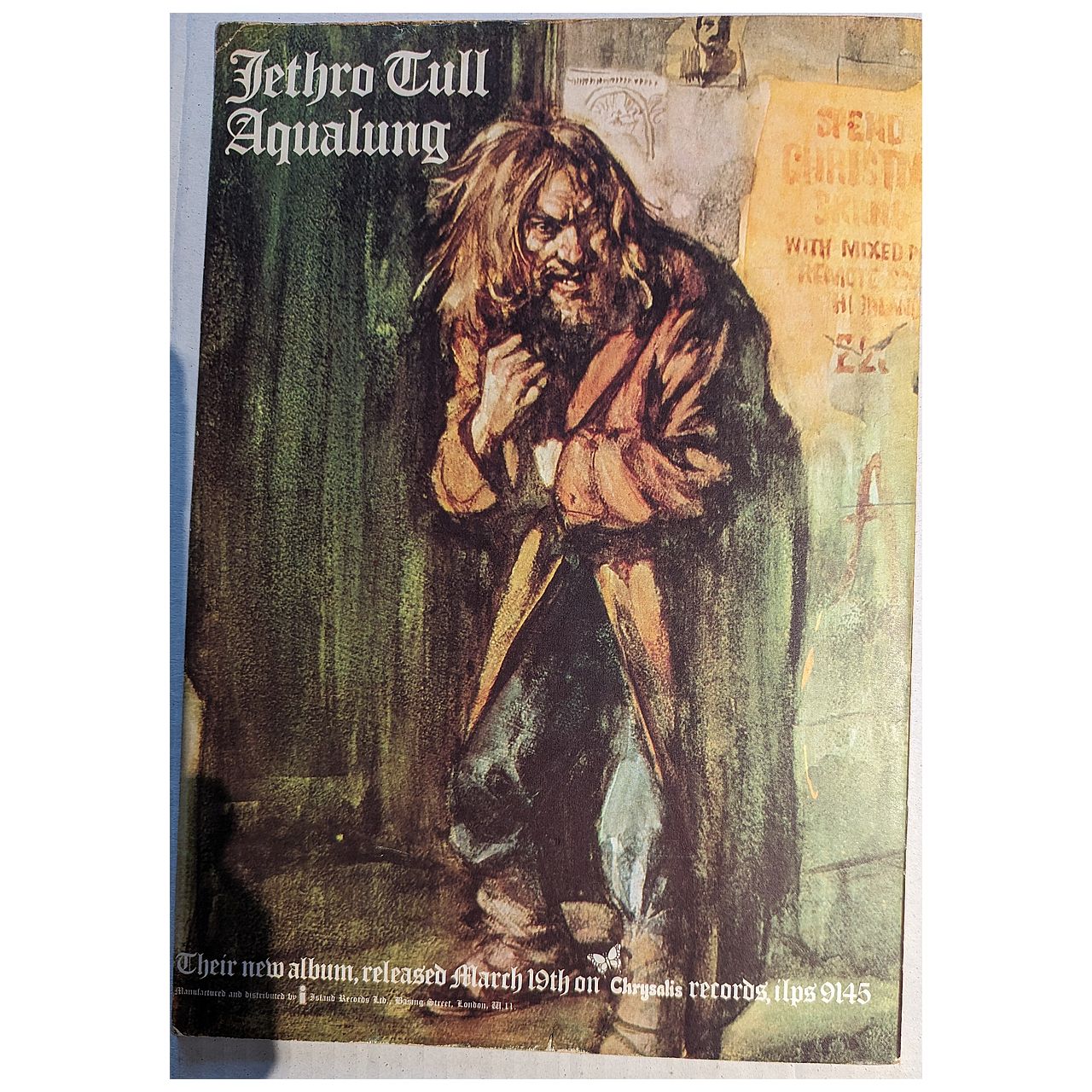 Jethro Tull & Steeleye Span - 1971 Aqualung Original Concert Tour Program