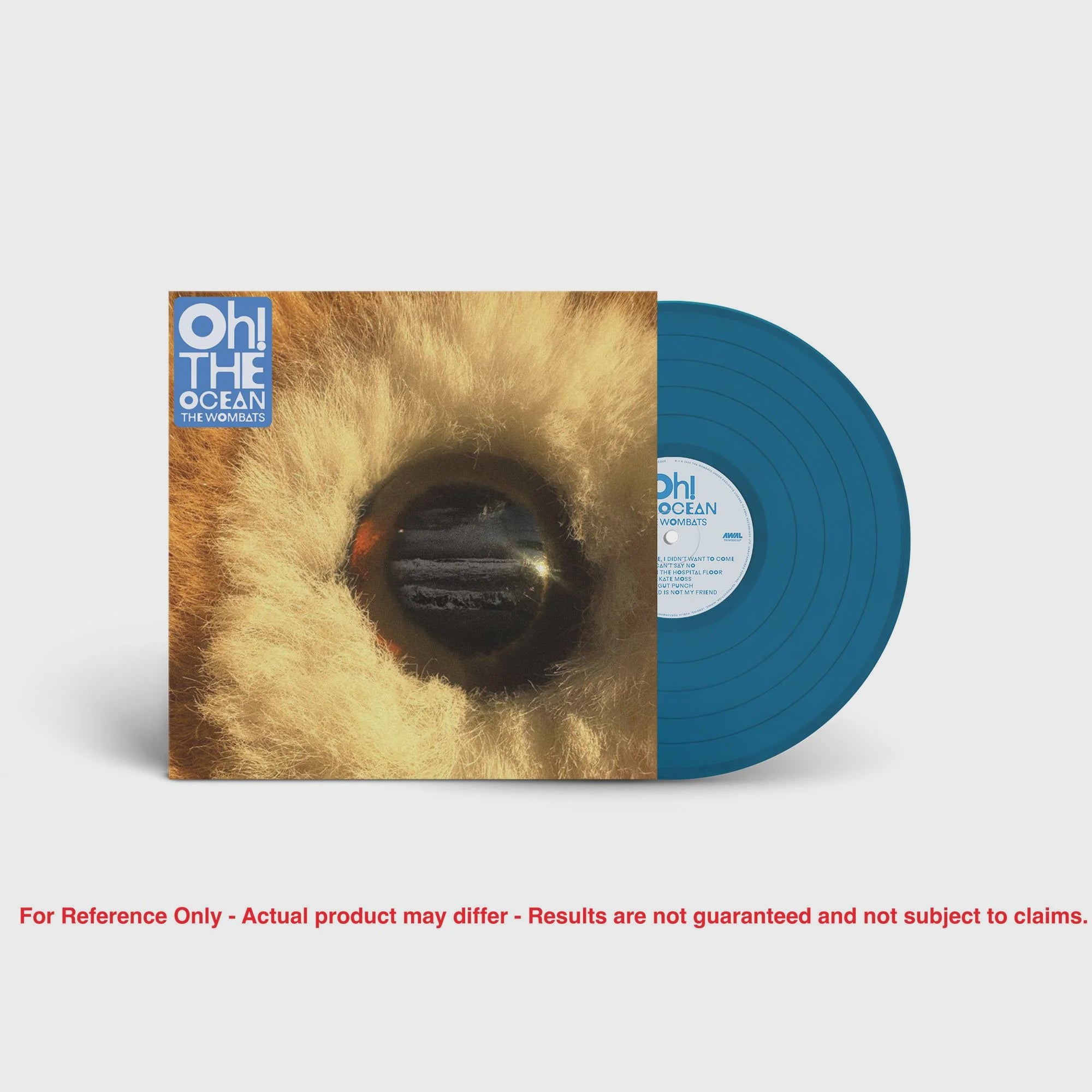 Wombats - Oh! The Ocean Transparent Blue Coloured Vinyl LP