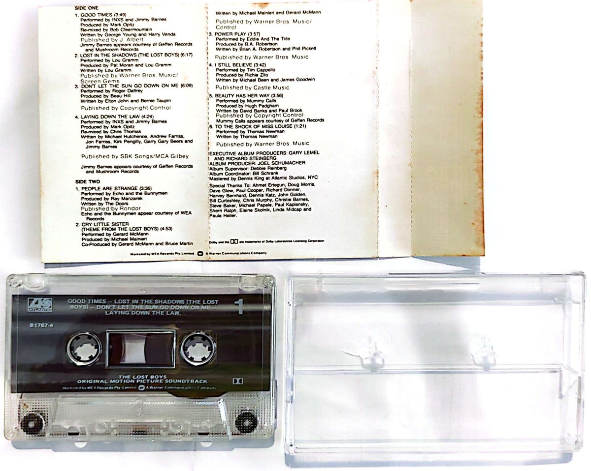Various Artists - The Lost Boys Original Motion Picture Soundtrack Cassette (Used)