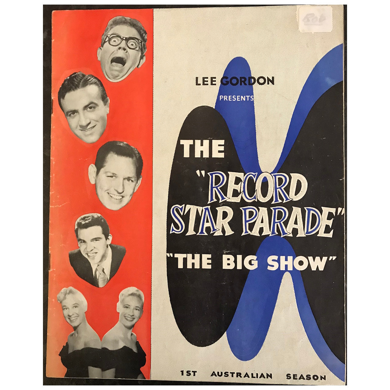 Various Artists - The Record Star Parade, The Big Show 1955 Australia Original Concert Tour Program