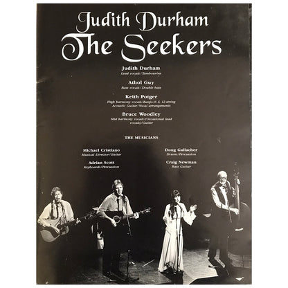 Judith Durham The Seekers - The Farewell Spectacular 1994 Original Concert Tour Program