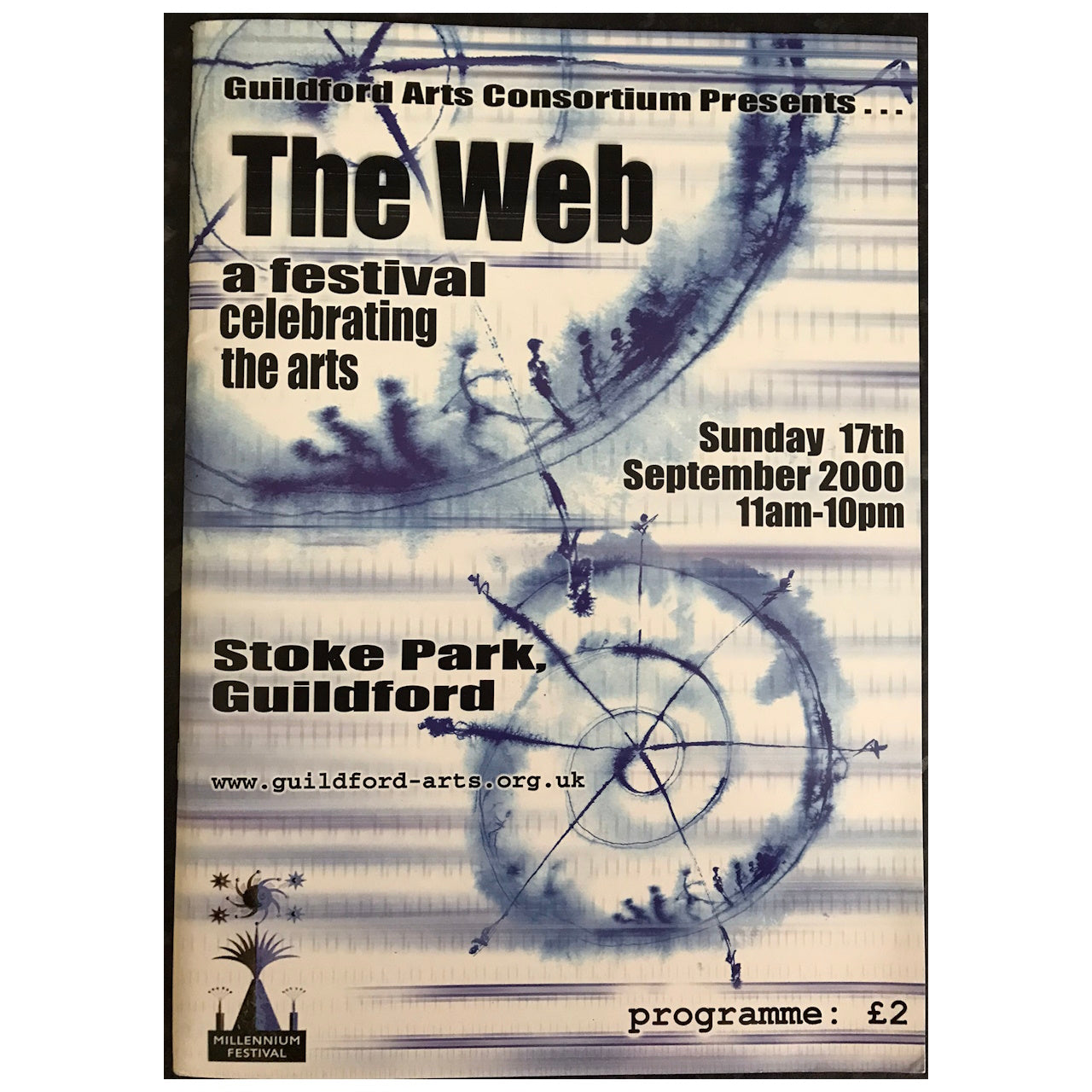 Various Artists - The Web A Festival Supporting The Arts 2000 UK Original Concert Tour Program