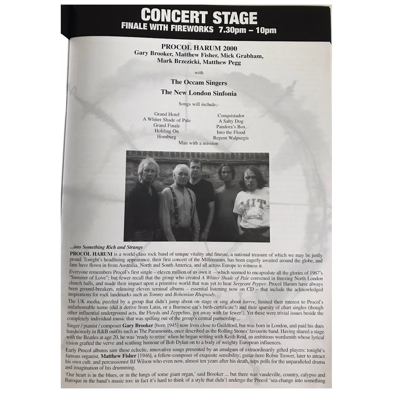 Various Artists - The Web A Festival Supporting The Arts 2000 UK Original Concert Tour Program
