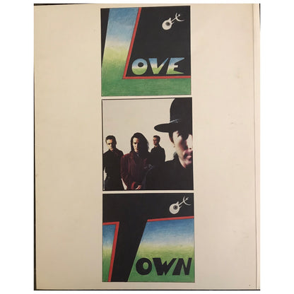U2 - Love Comes To Town 1989 Original Concert Tour Program With Concert Ticket