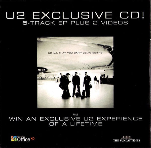 U2 - Exclusive CD Promo CD Single