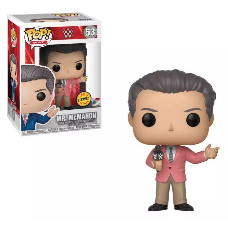 WWE - Mr McMahon Pink Blazer Chase Collectable Pop! Vinyl #53