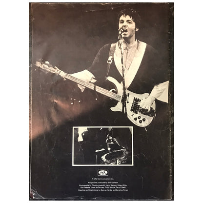 Wings - Wings Over America 1976 Original Concert Tour Program