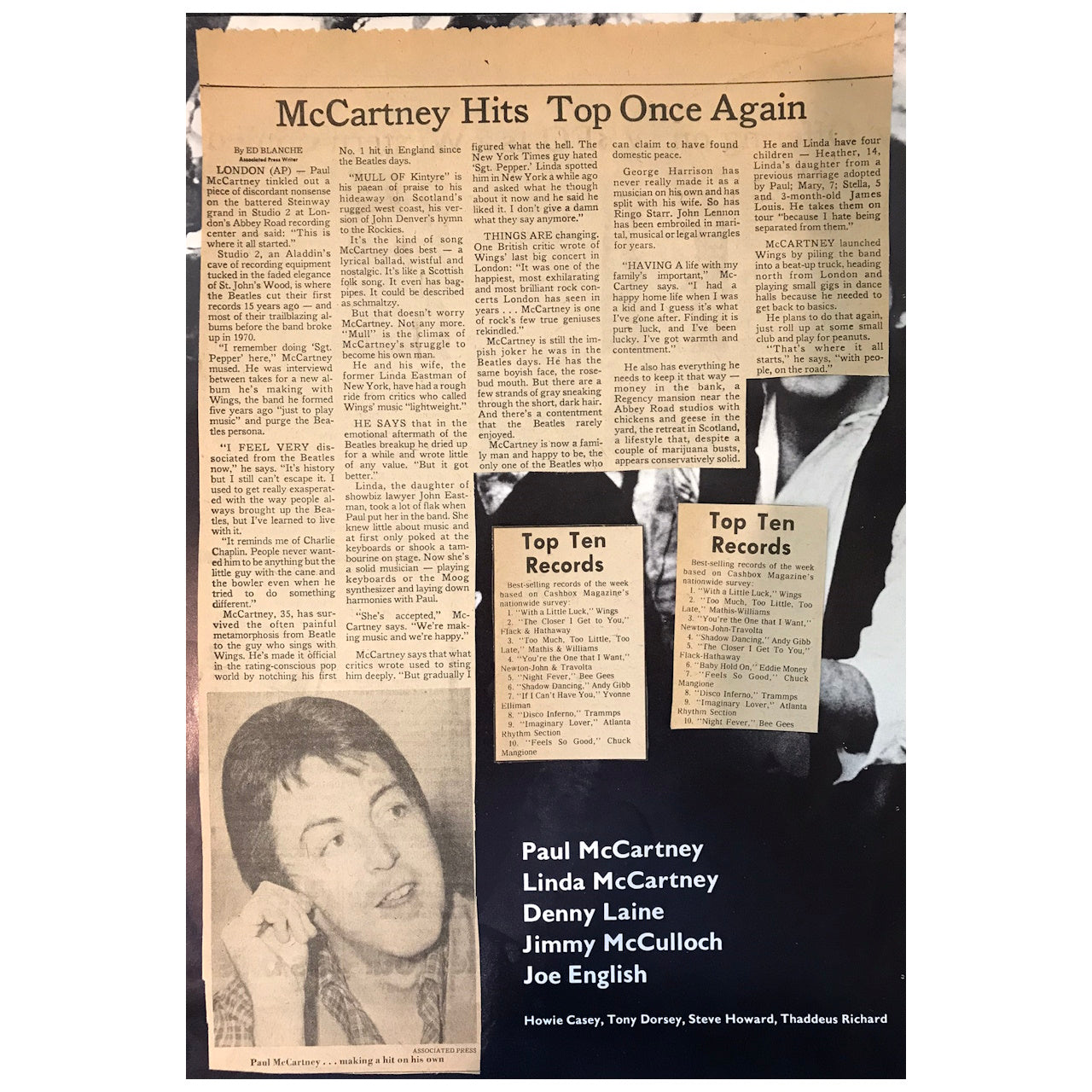 Wings - Wings Over America 1976 Original Concert Tour Program