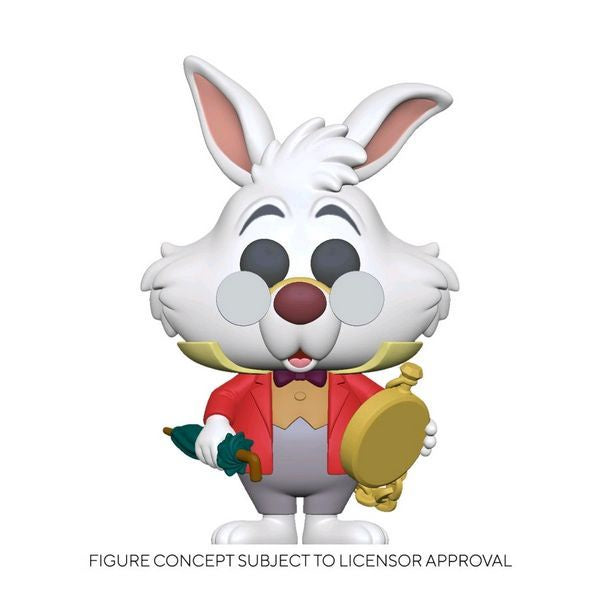 Alice In Wonderland - White Rabbit (With Watch) 70th Anniversary Collectable Pop! Vinyl #1062