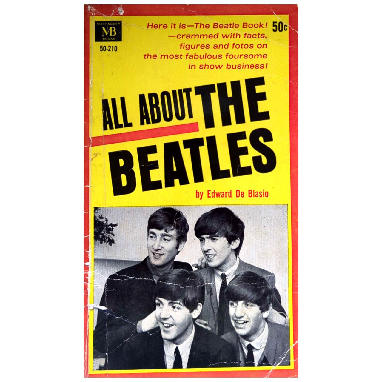 Edward De Blasio - All About The Beatles Paperback Book (1964)