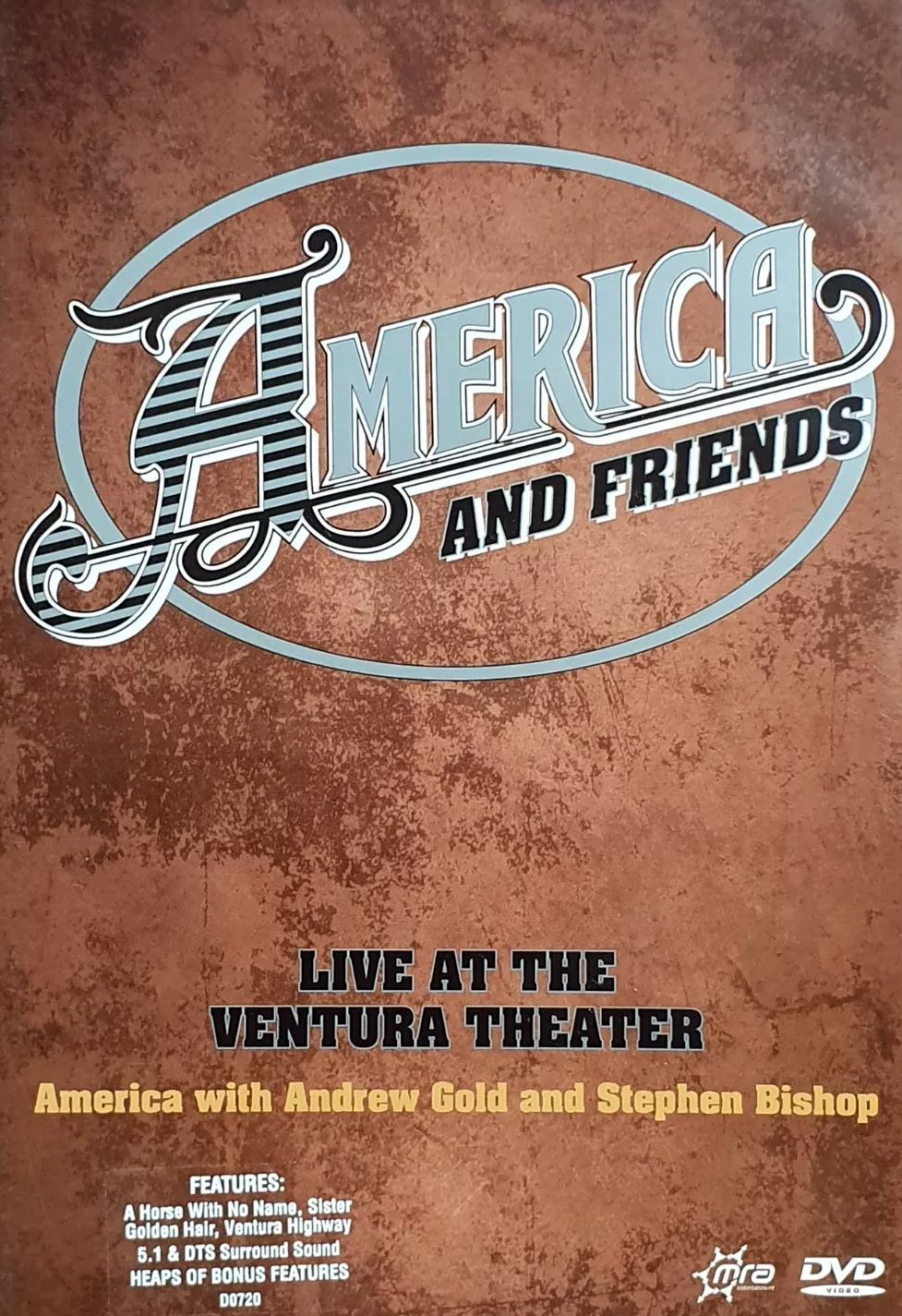 America & Friends - Live At The Ventura Theater DVD